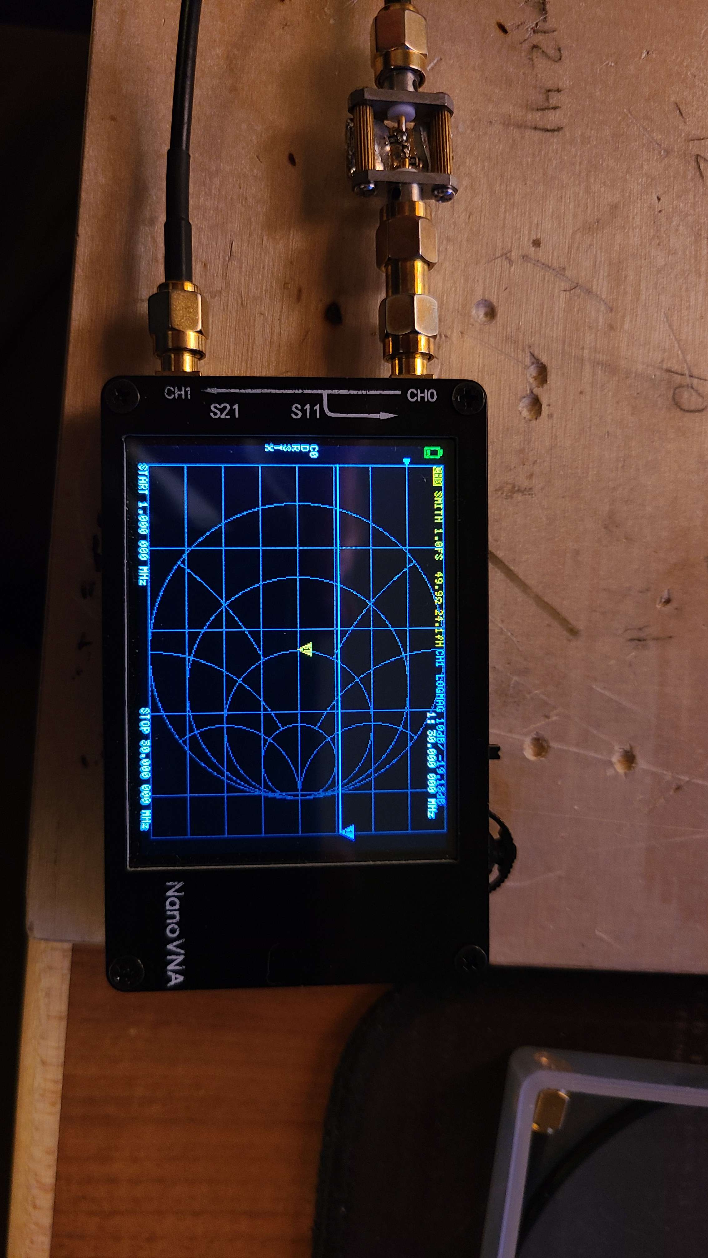 20dB attenuator VNA test
