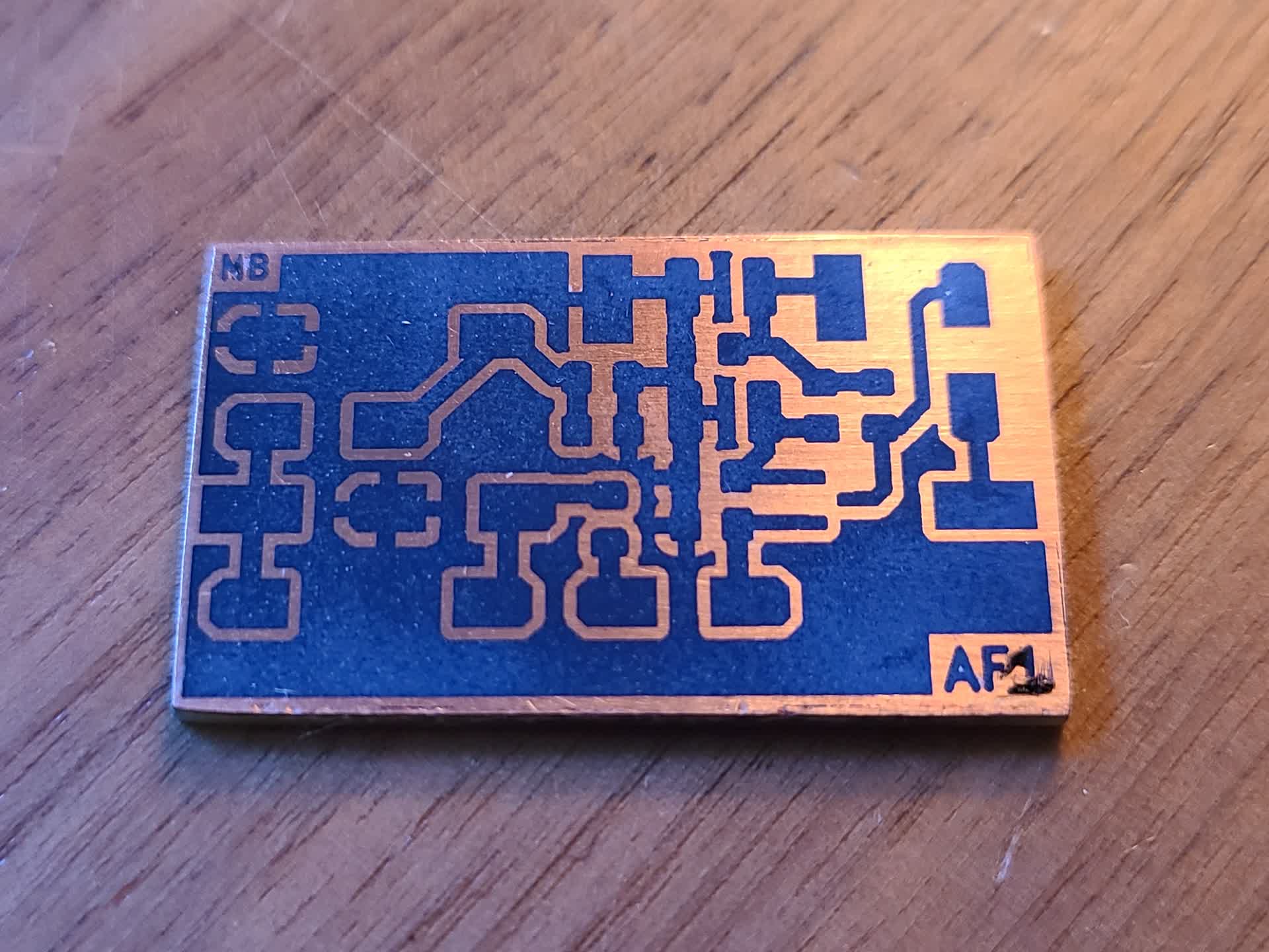 Successful toner transfer