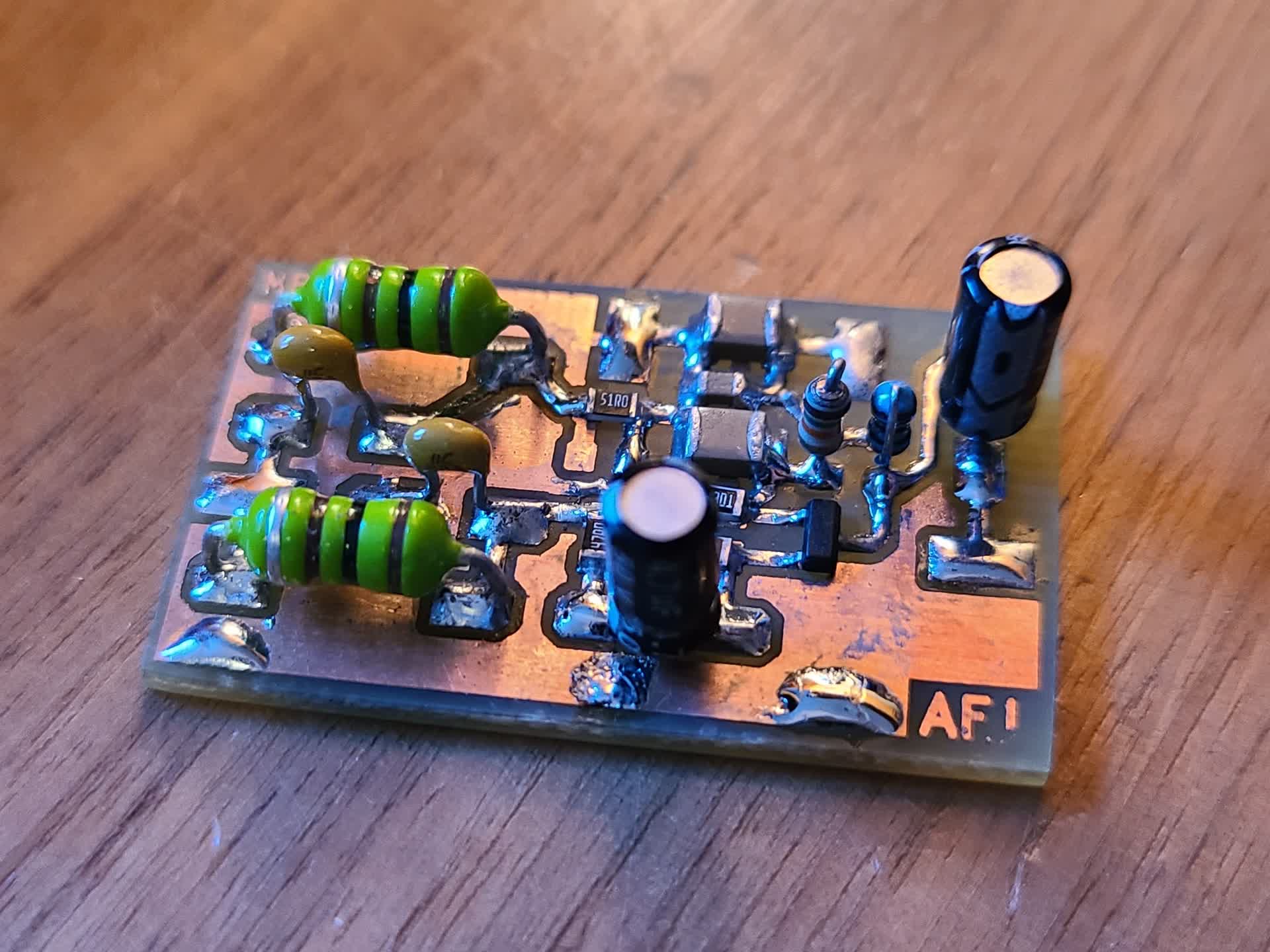 Assembled PCB