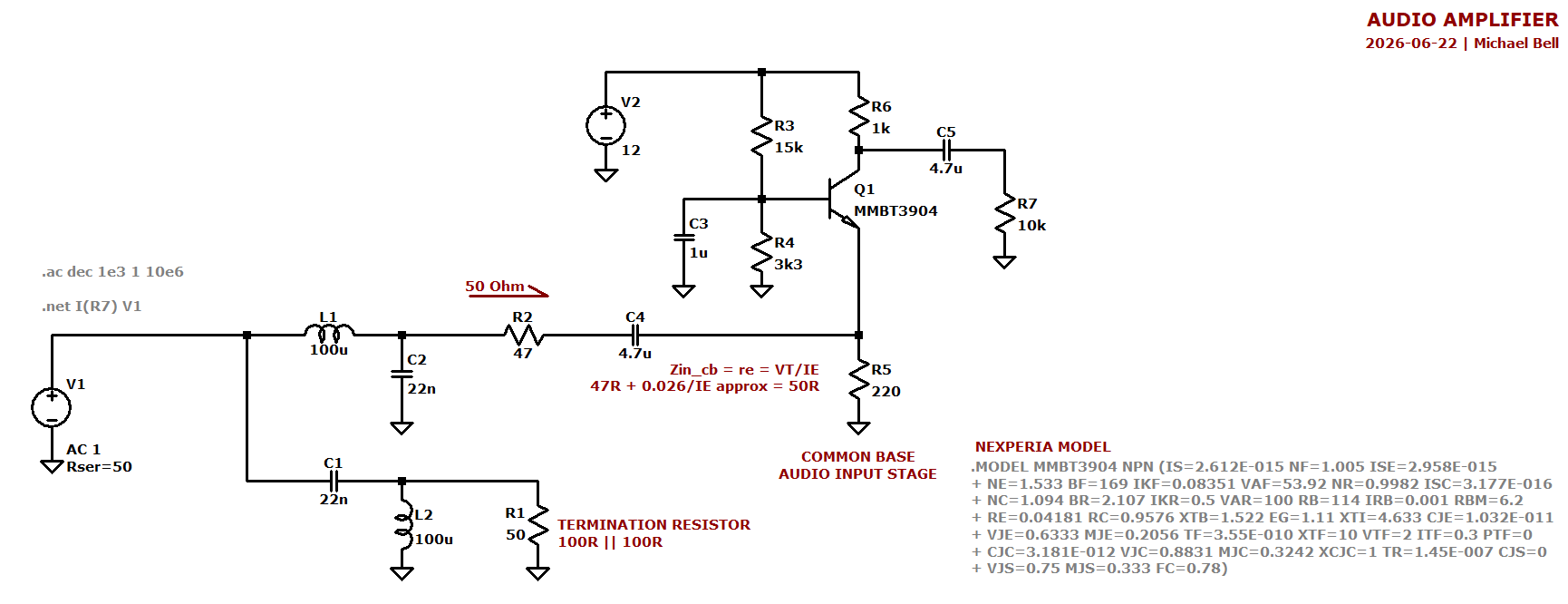 LTspice Schematic