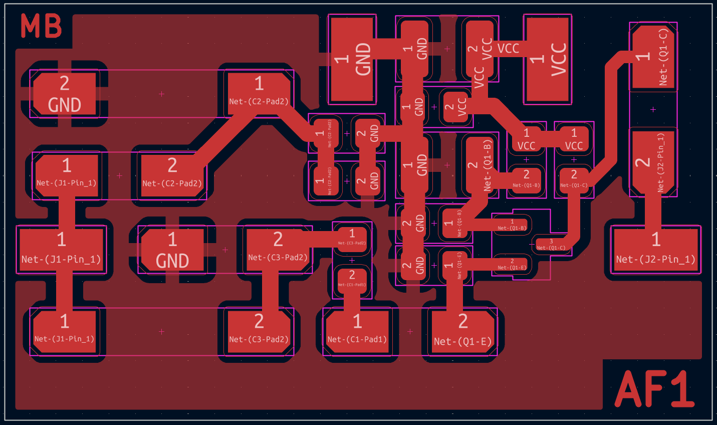 Audio Diplexer and Amplifier PCB Layout