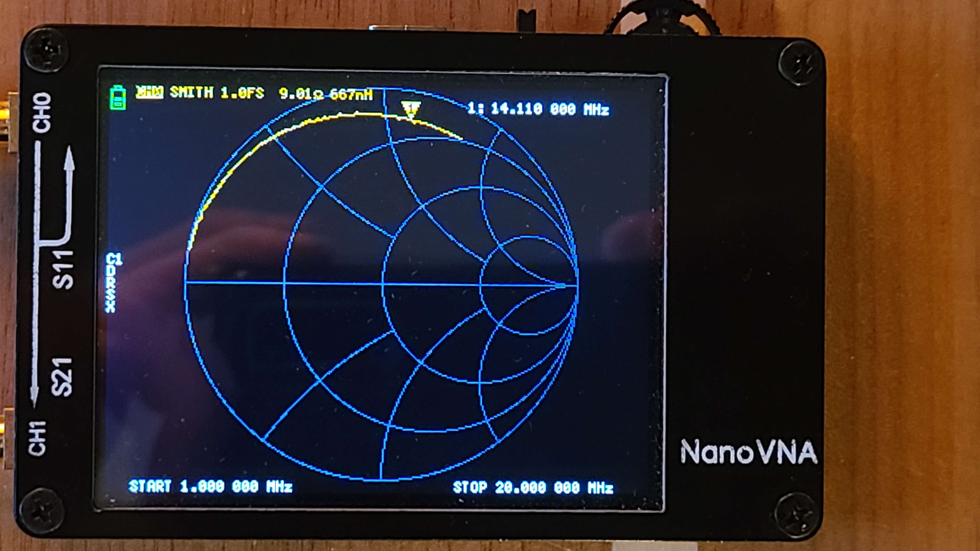 NanoVNA measurement