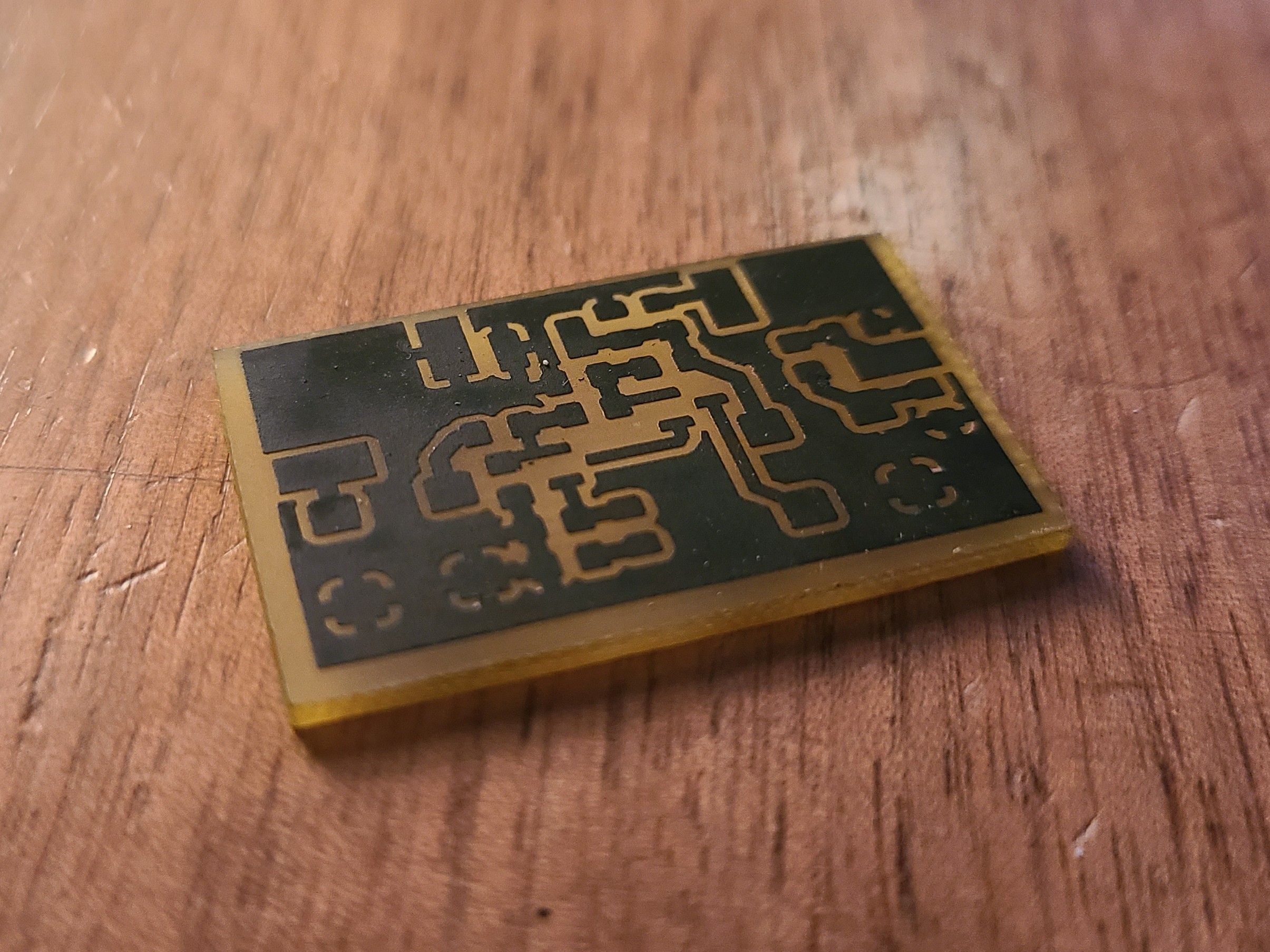 before etching