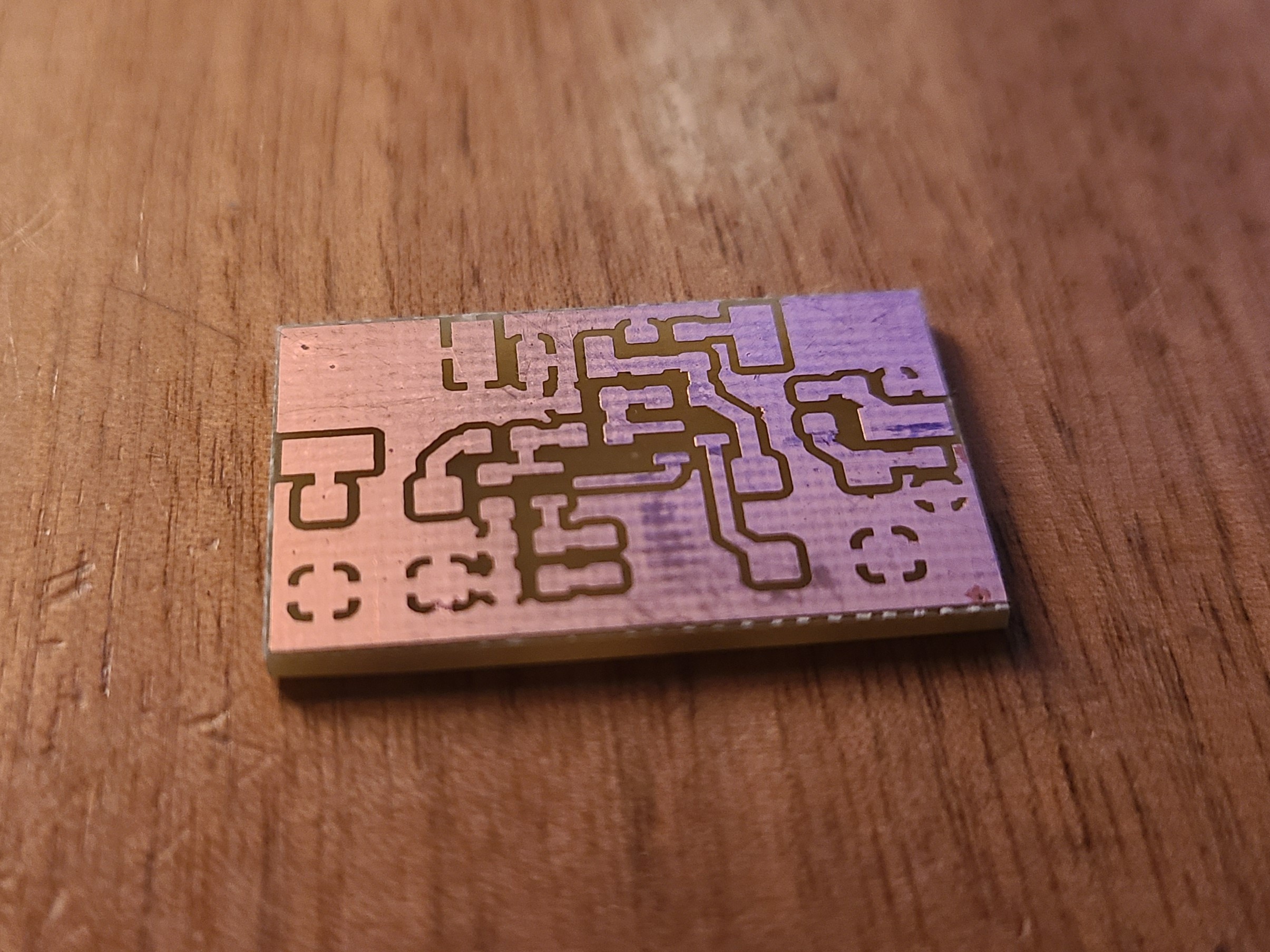 after etching