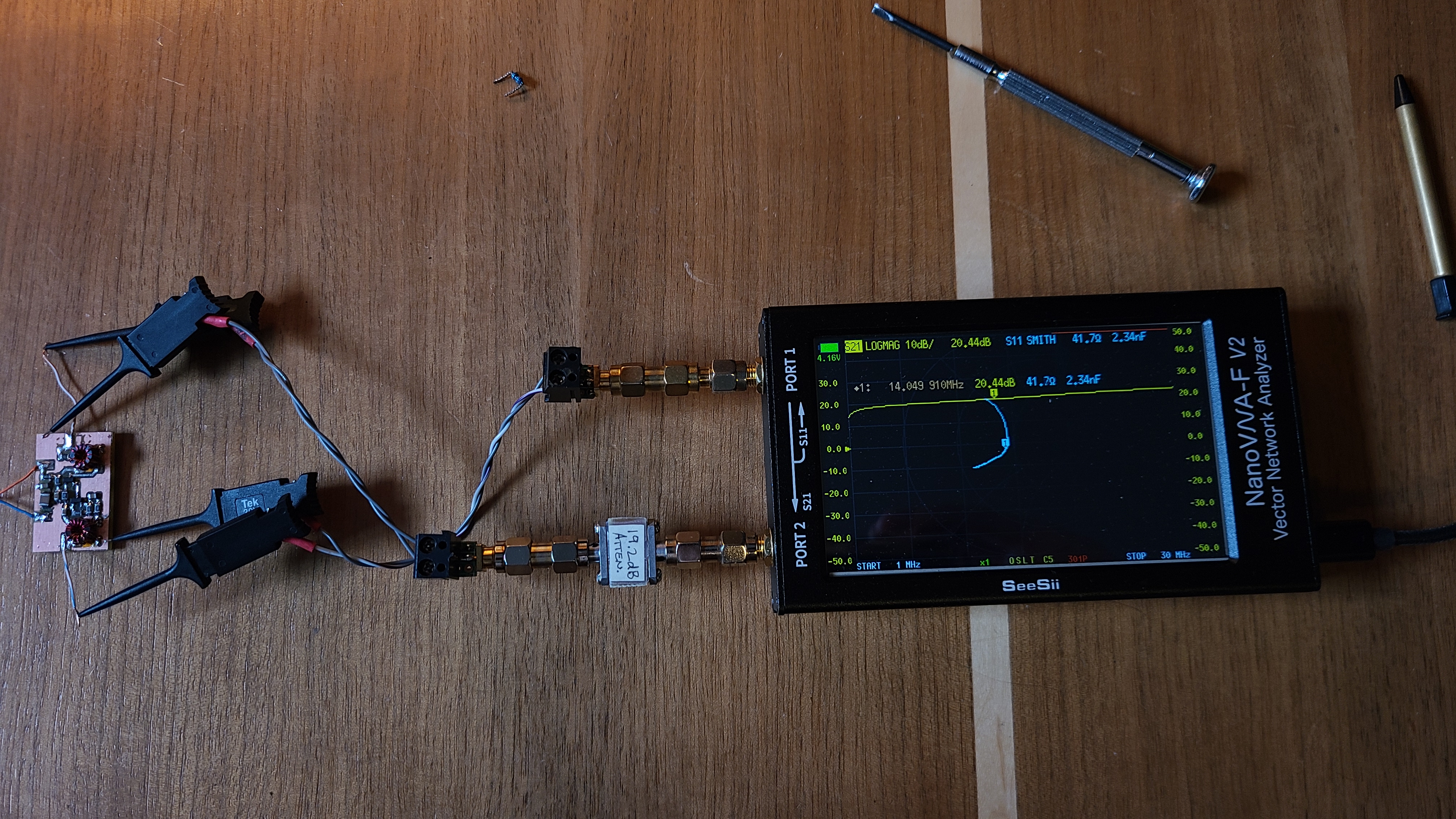 NanoVNA Test Setup