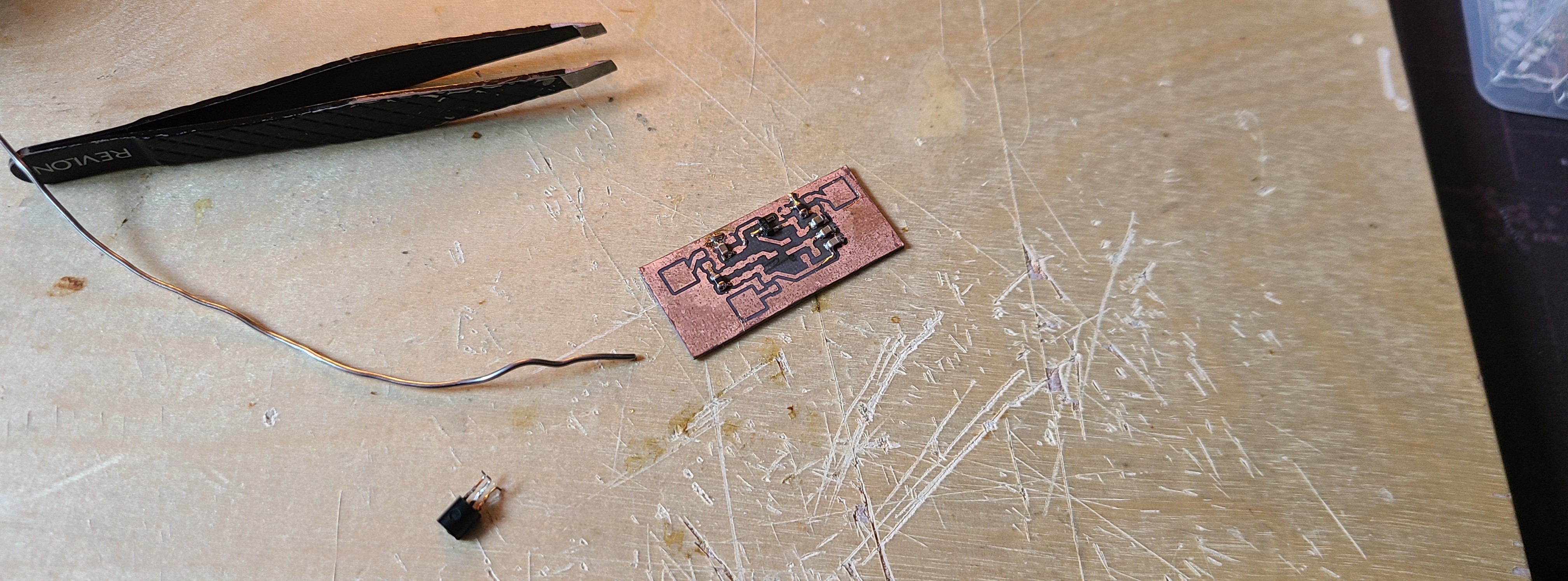 Populating PCB with components