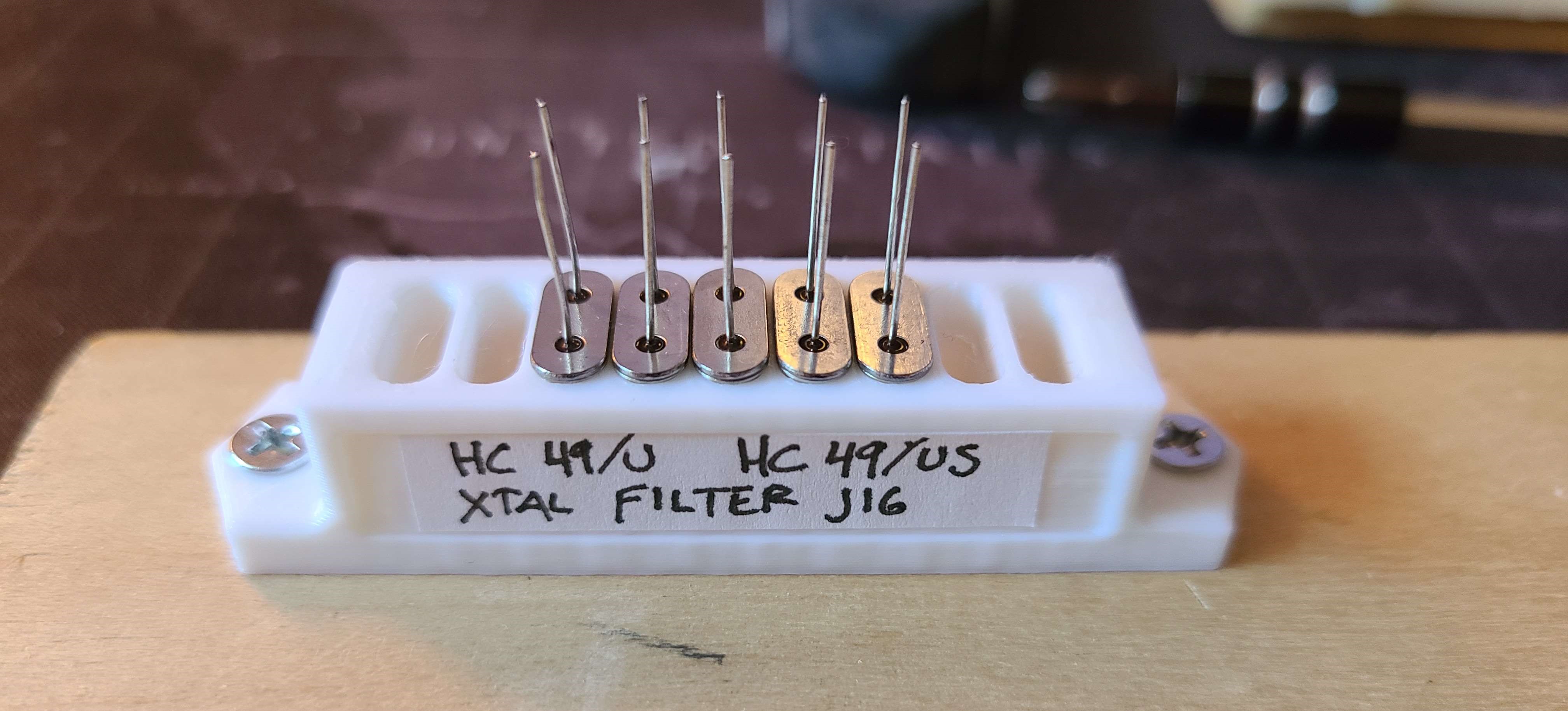 Crystals in jig