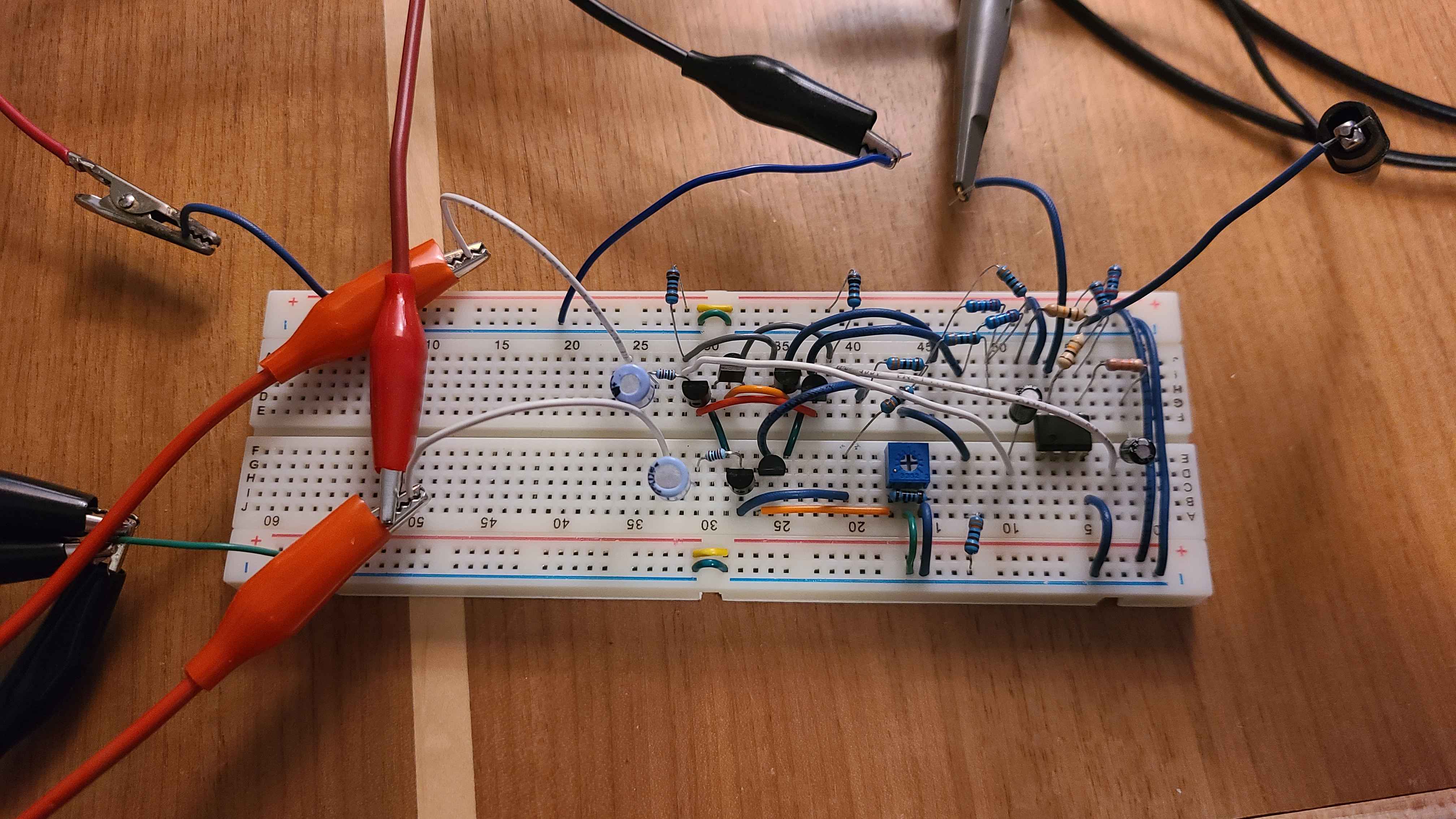 Gilbert Cell Breadboard