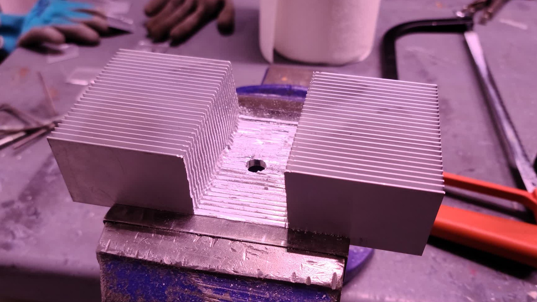 Coring the heatsink