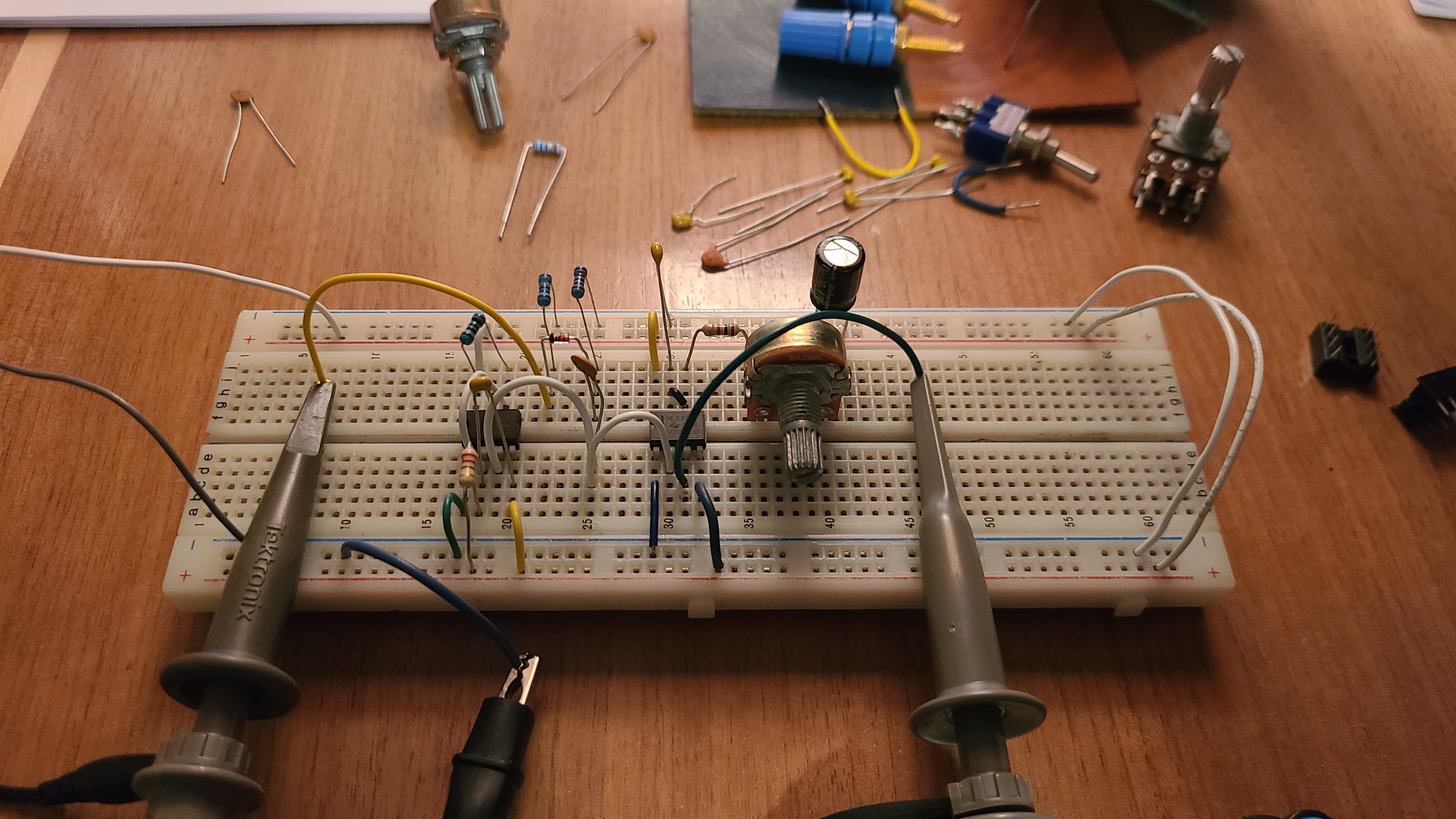Inductor saturation current tester schematic