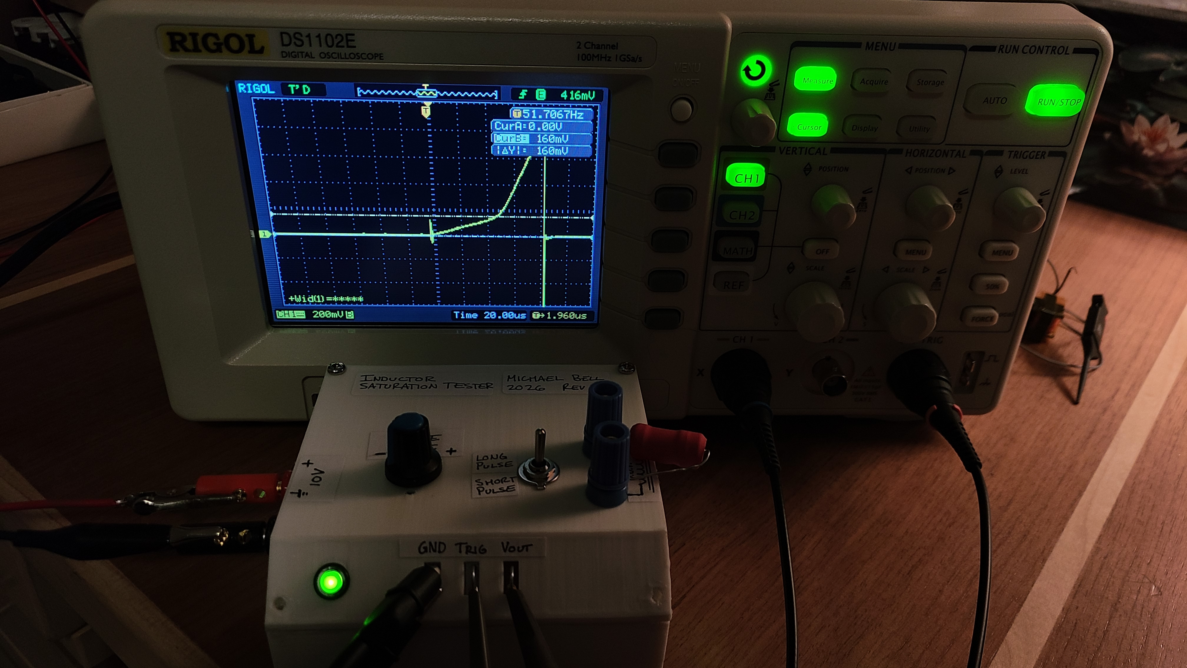 33uH inductor saturation current test