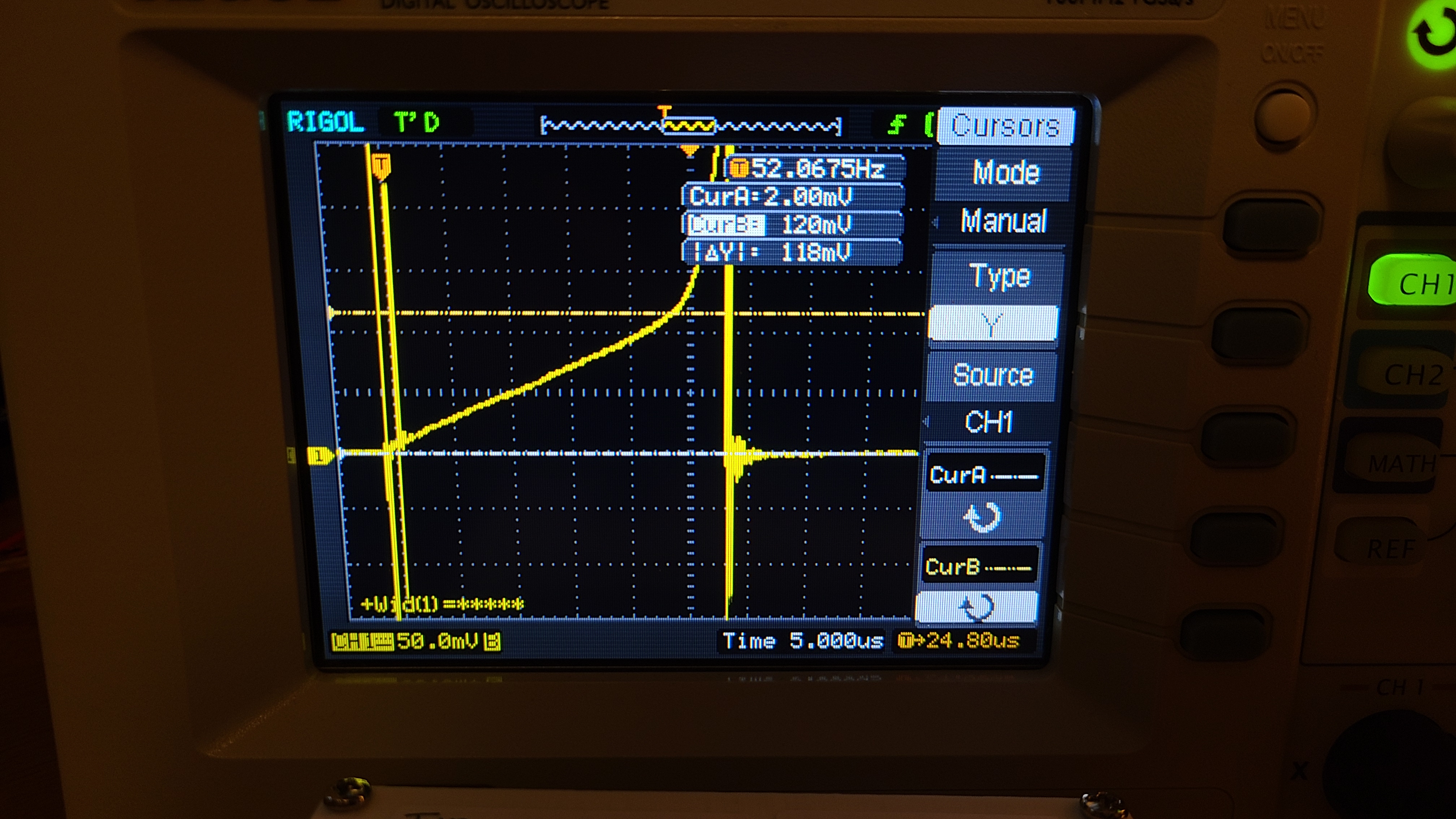 Transformer core test close up