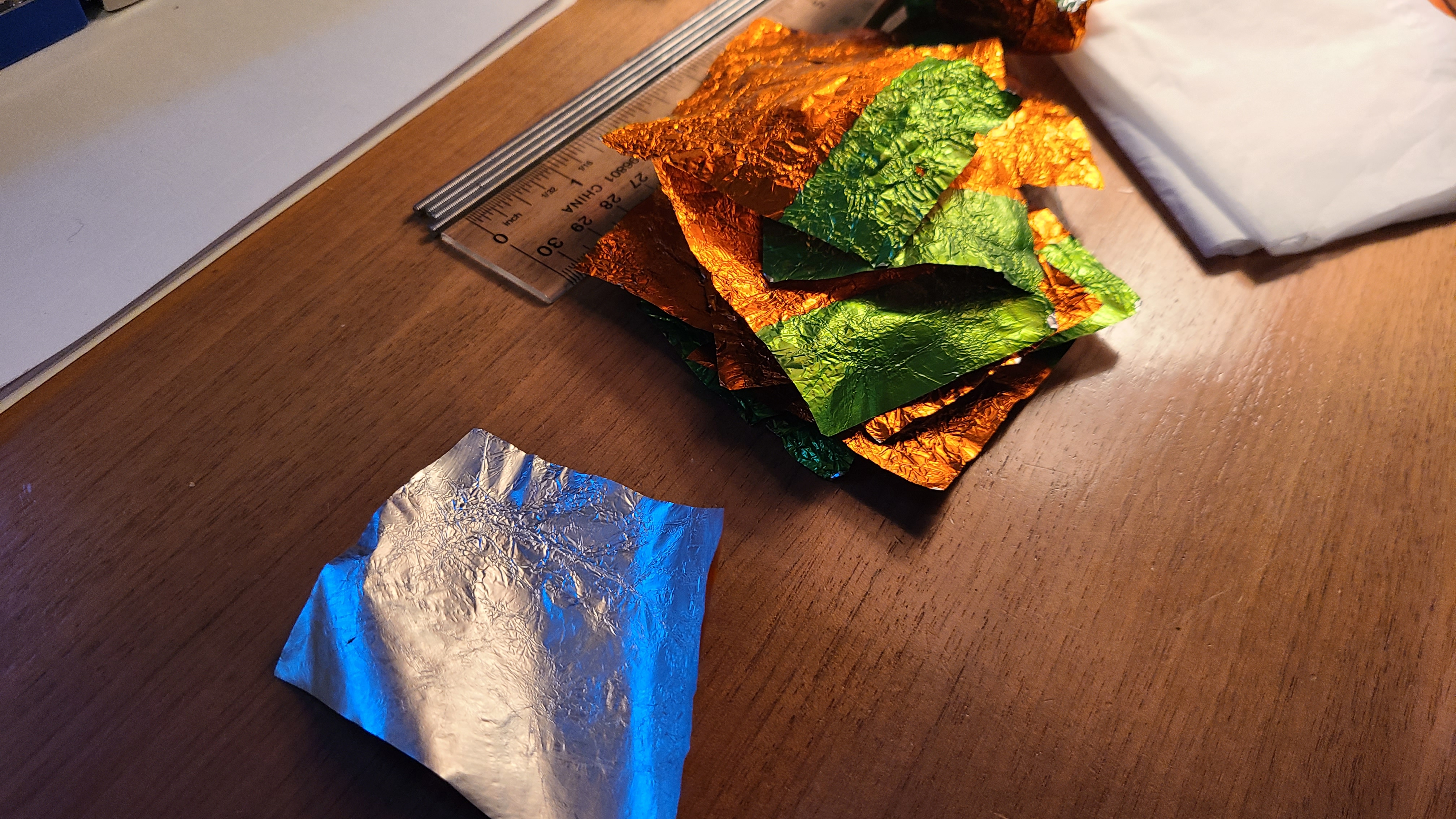 Chocolate candy foil