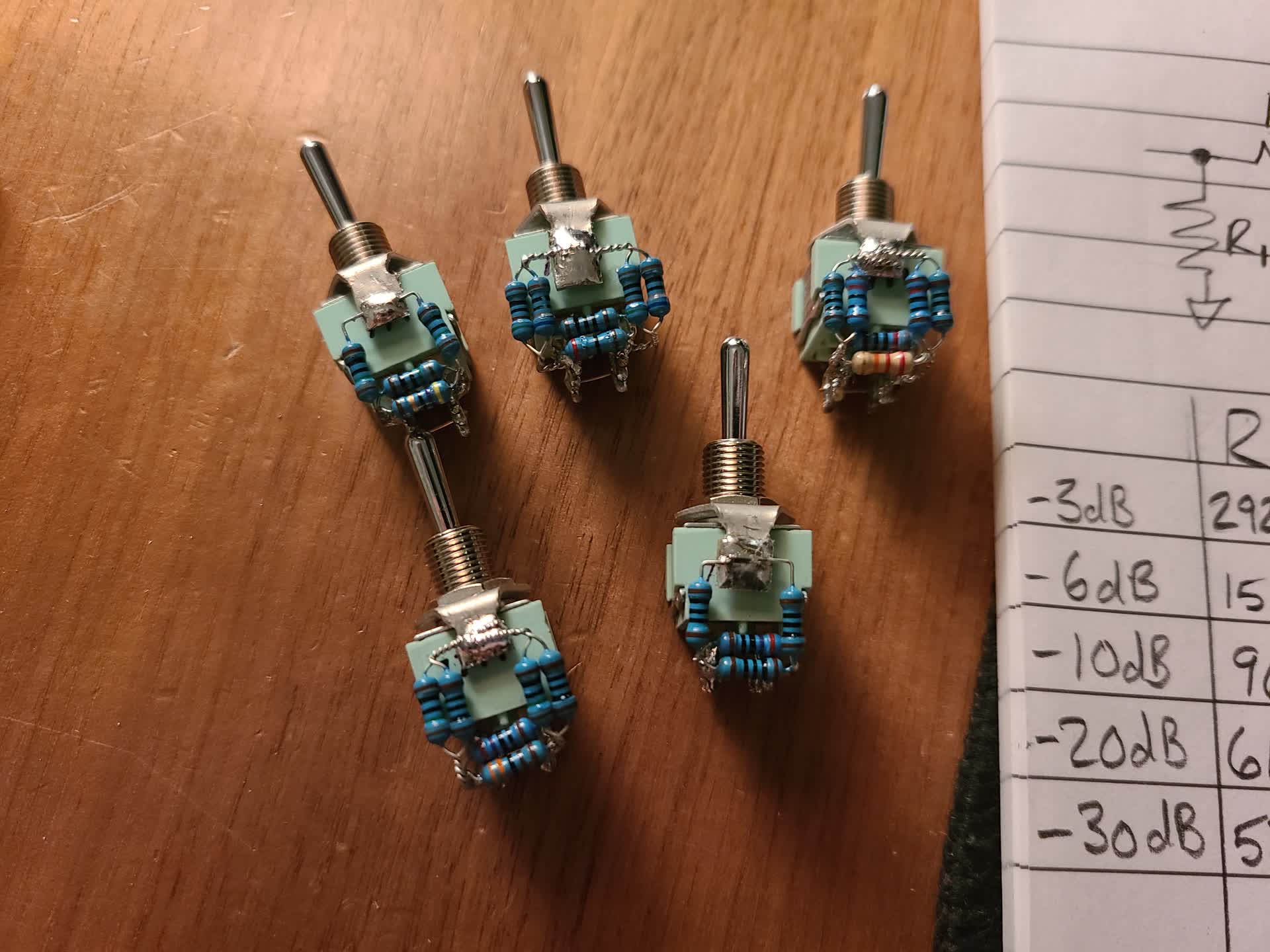 Pi Attenuator fully built
