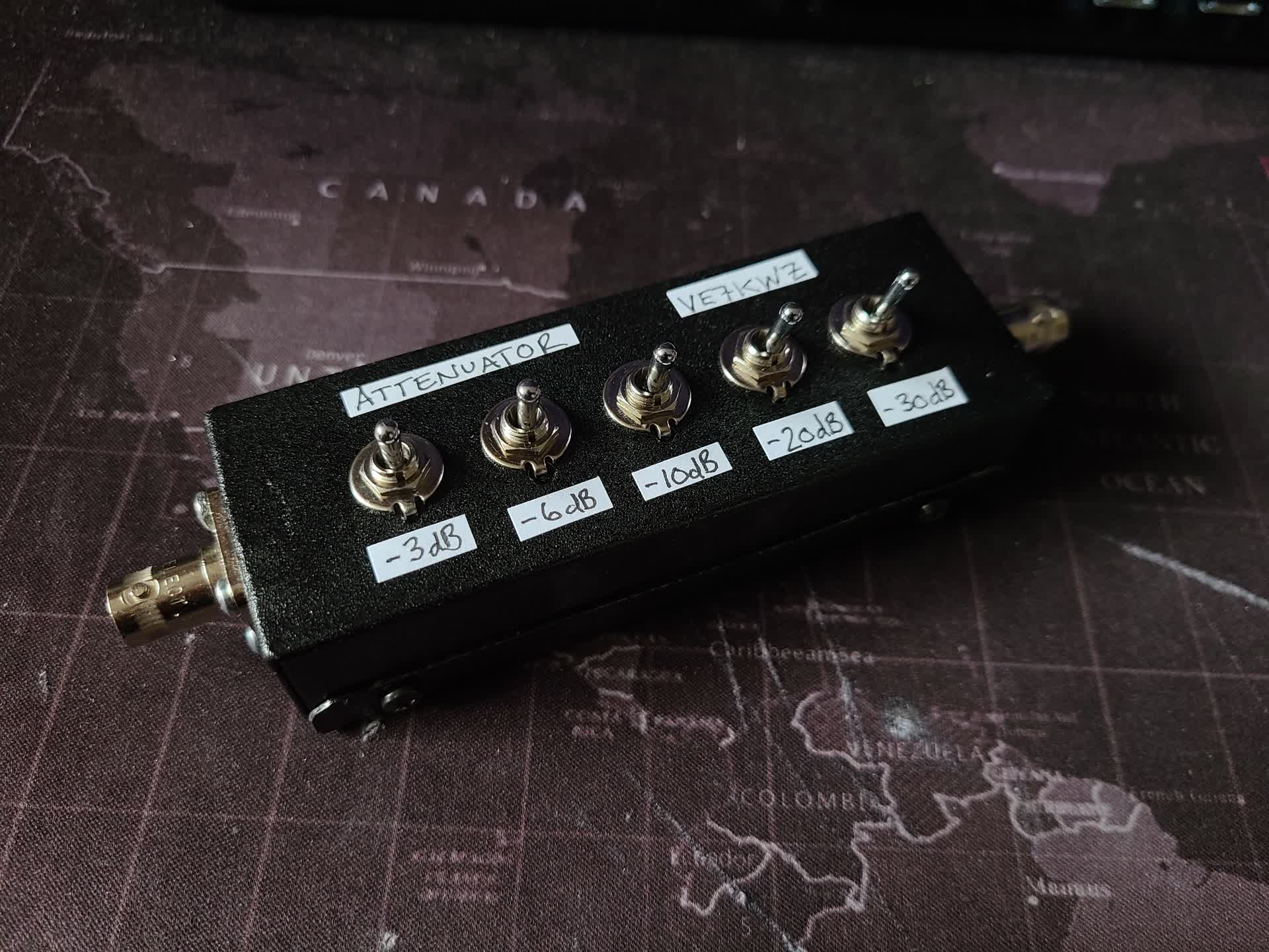 Final Assembly. The switched attenuator