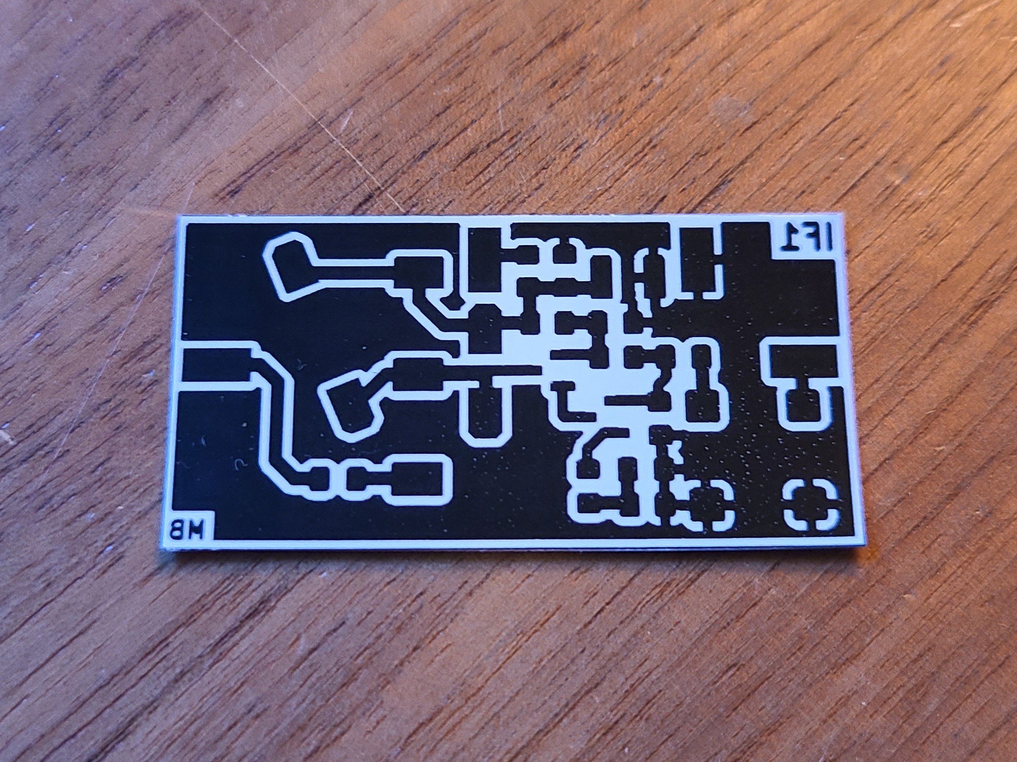 PCB Layout on transfer paper
