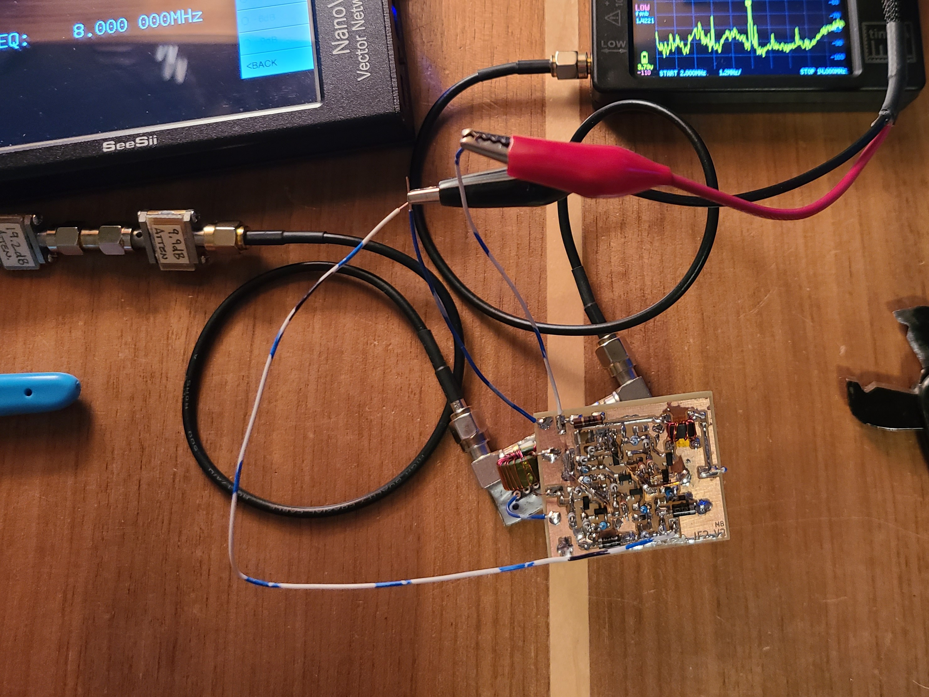 Second IF Amplifier Test Setup