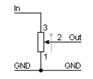 Potentiometer connections