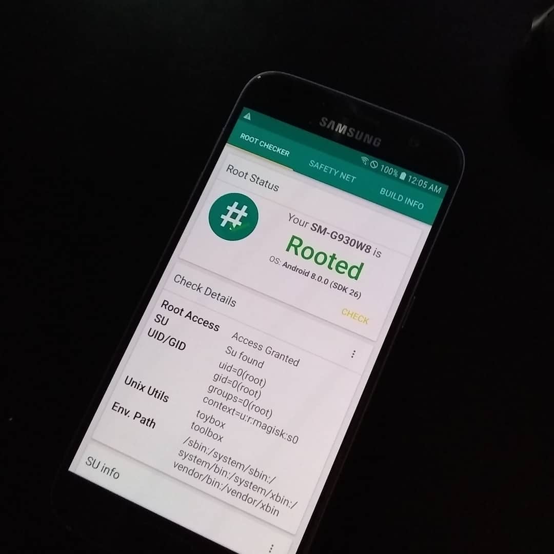 Samsung S7 Rooted