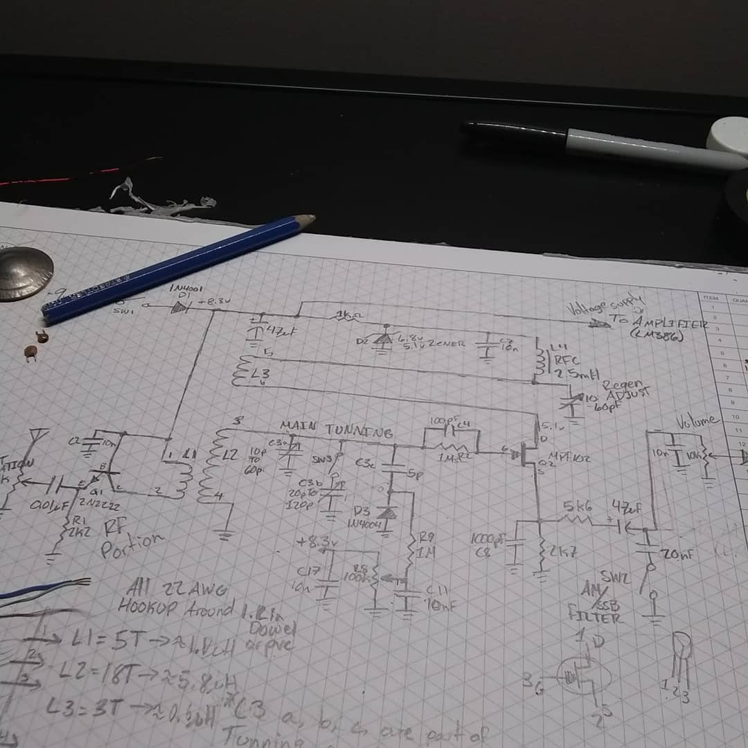 Regenerative reciever prototype Schematic
