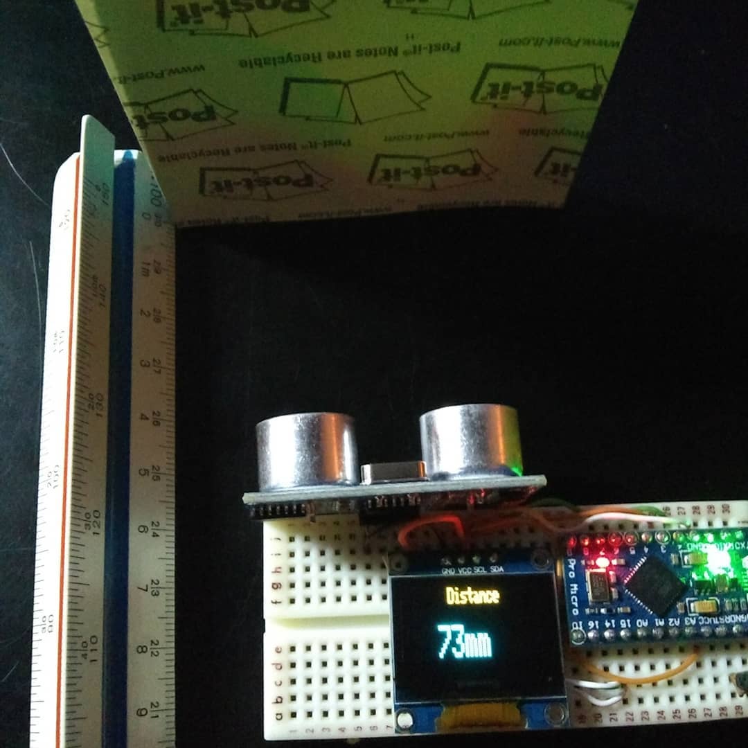 Sonar radar sensor test 2