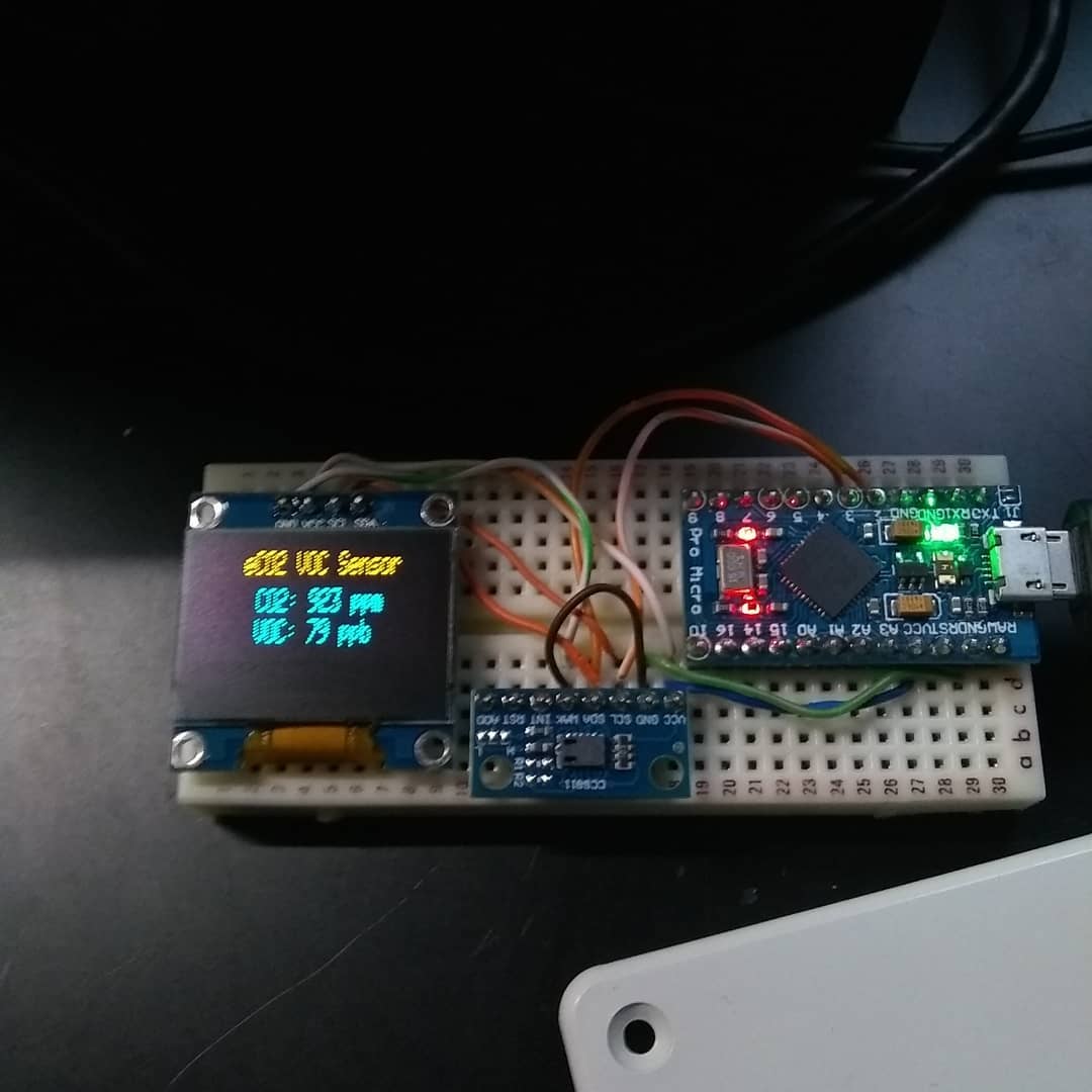 VOC sensor test
