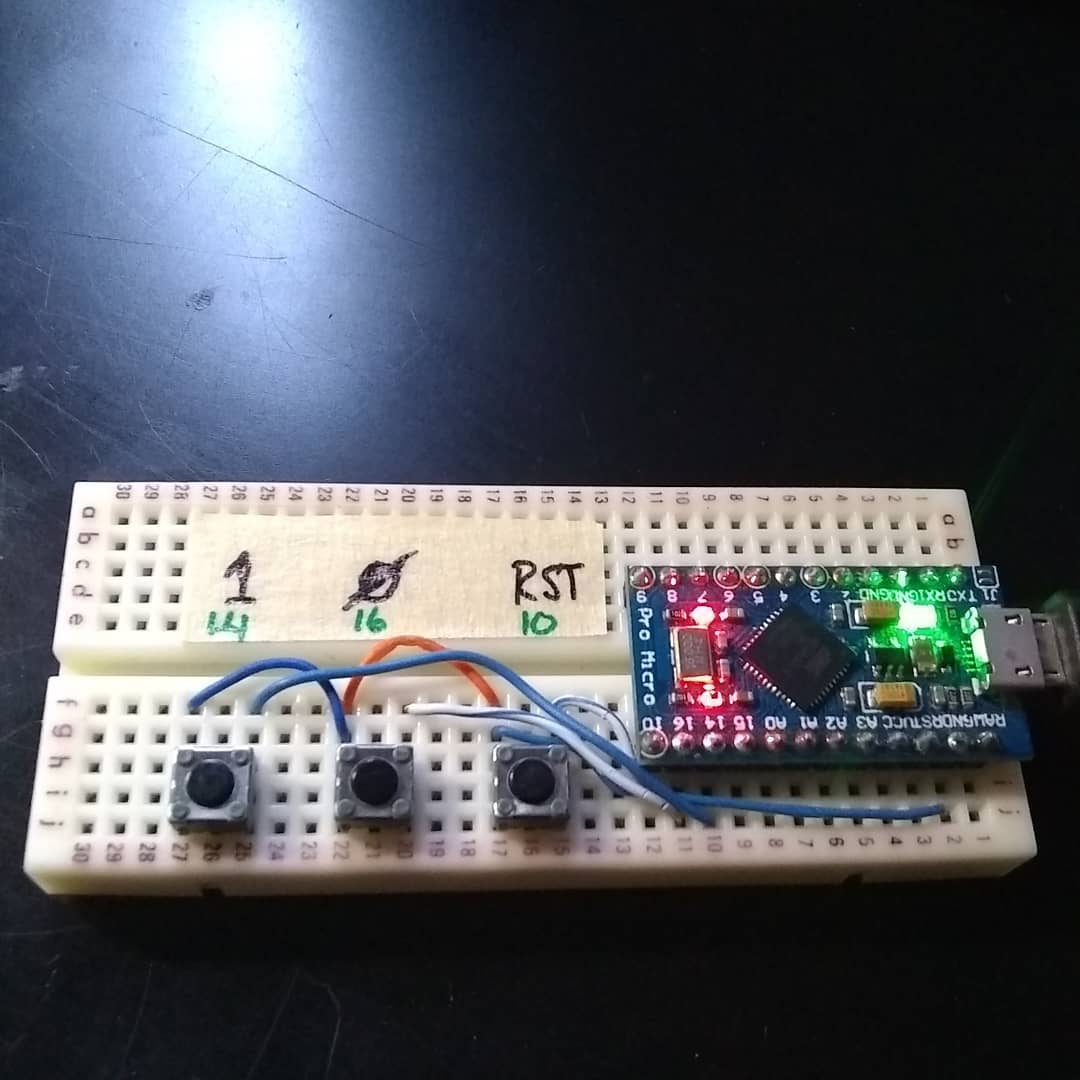Ascii binary keyboard