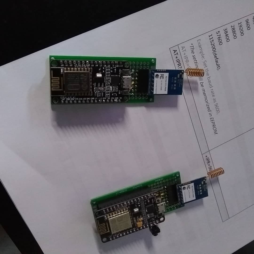 ESP8266 LoRa transcievers