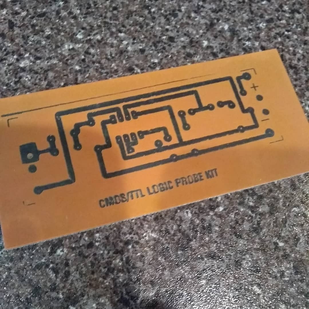 Board before etch