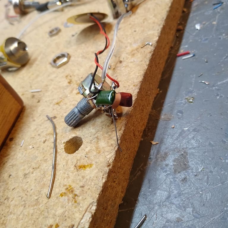 Potentiometer soldering