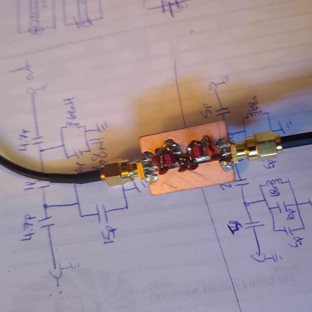 137MHz Bandpass filter