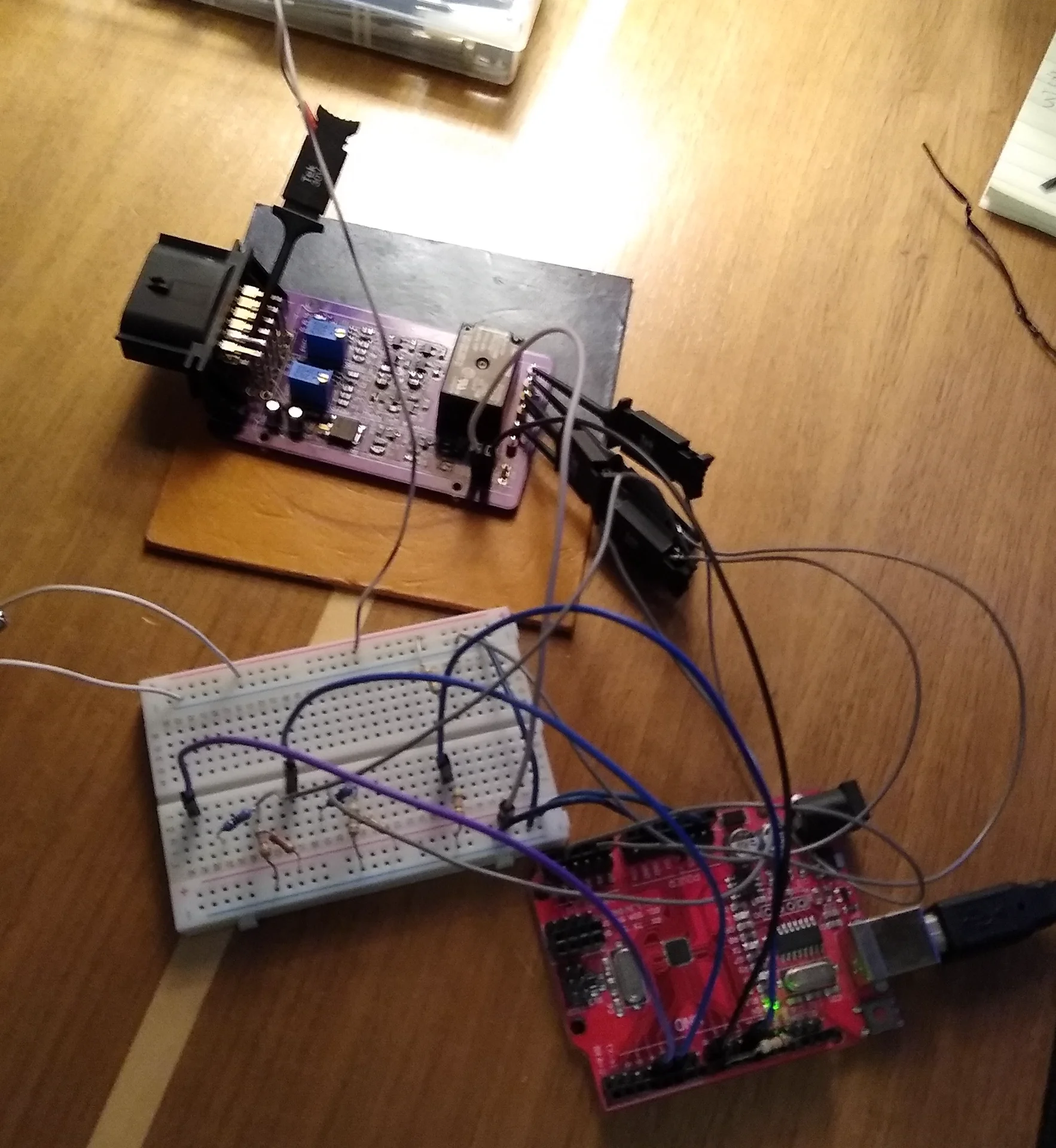 Timing test setup