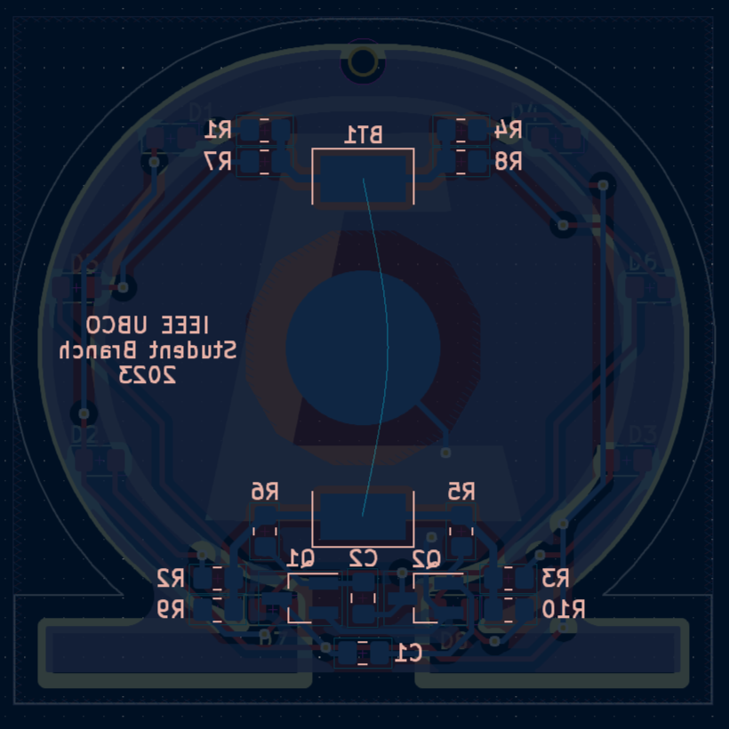 PCB top silkscreen