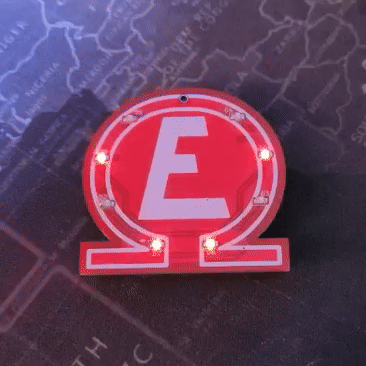 Badge blinking