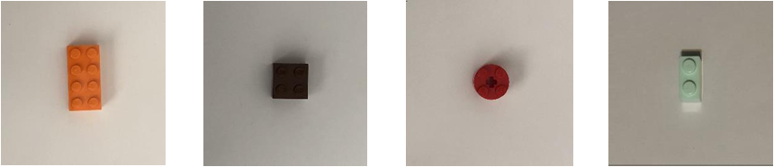 Example of the lego brick images