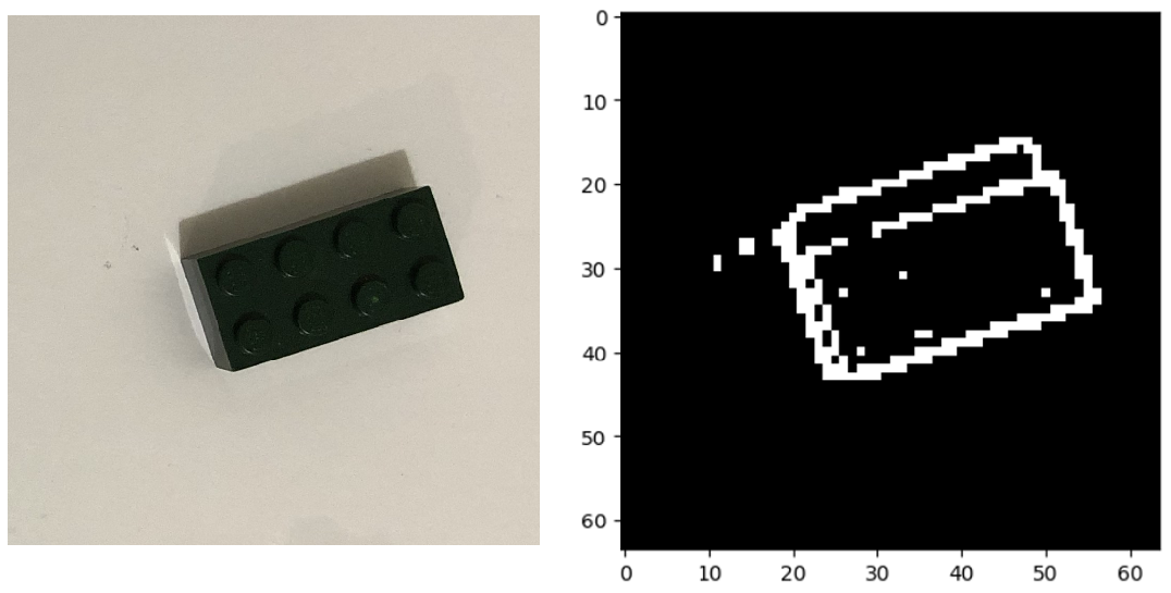Second stage image processing edge detection