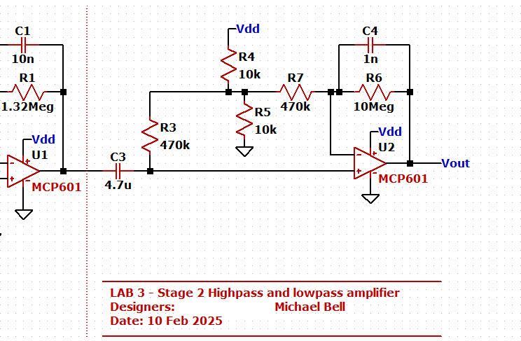 Second amplifier stage schematic
