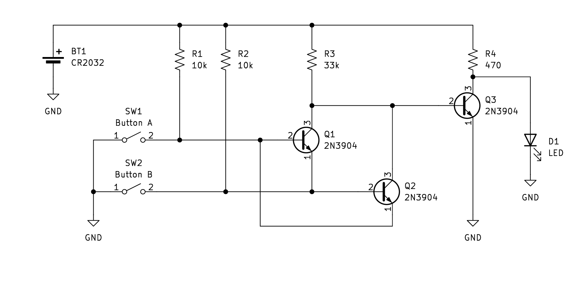 TTL XOR Schematic